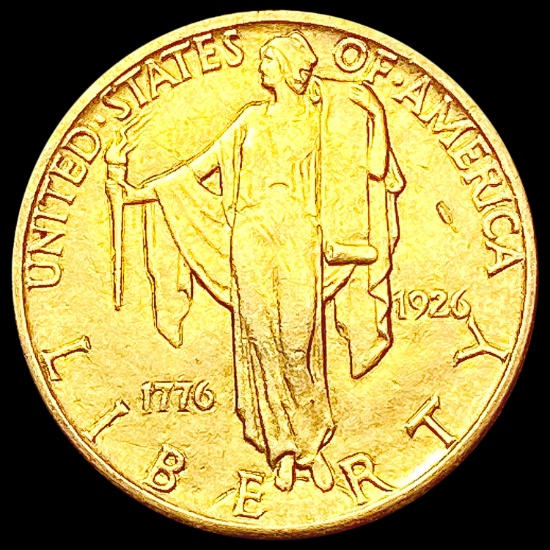 1926 Sesquincentennial $2.50 Gold Quarter Eagle CL