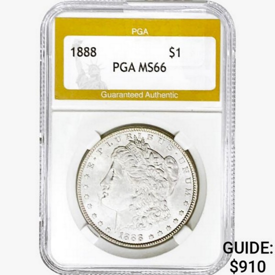 1888 Morgan Silver Dollar PGA MS66