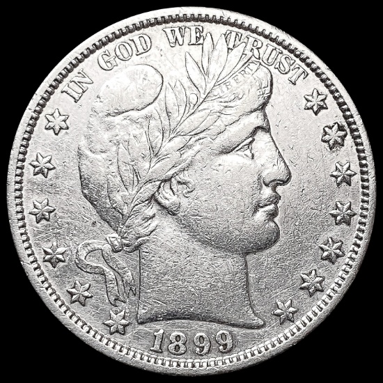 1899-S Barber Half Dollar CLOSELY UNCIRCULATED