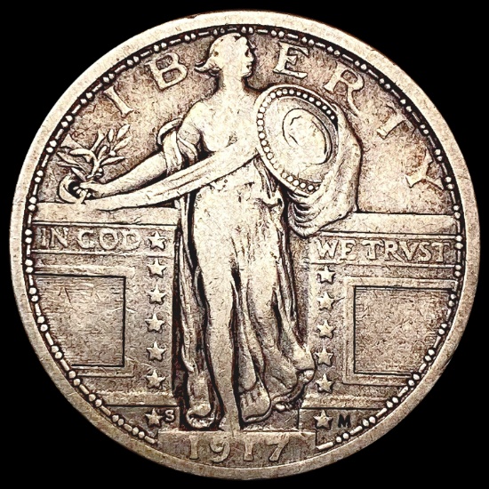 1917-S Standing Liberty Quarter LIGHTLY CIRCULATED