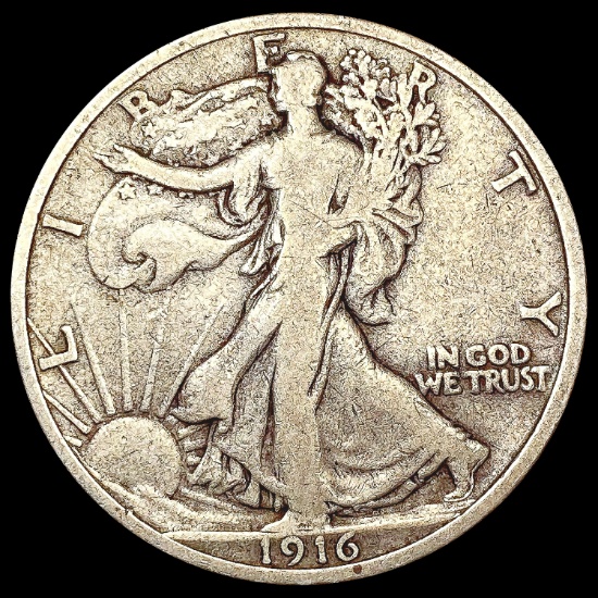 1916 Walking Liberty Half Dollar NICELY CIRCULATED