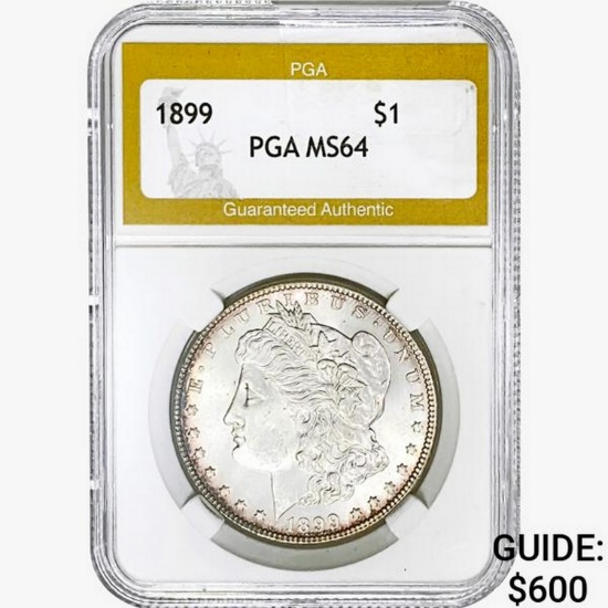 1899 Morgan Silver Dollar PGA MS64