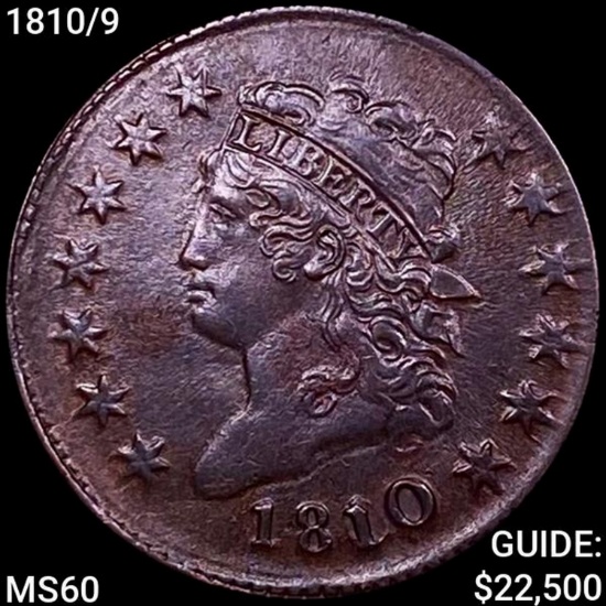 1810/9 Classic Head Cent UNCIRCULATED