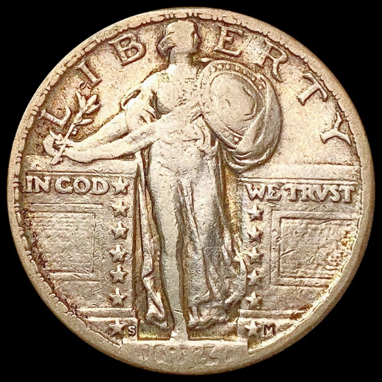 1924-S Standing Liberty Quarter LIGHTLY CIRCULATED