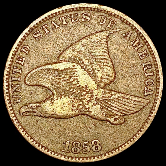 1858 Flying Eagle Cent LIGHTLY CIRCULATED