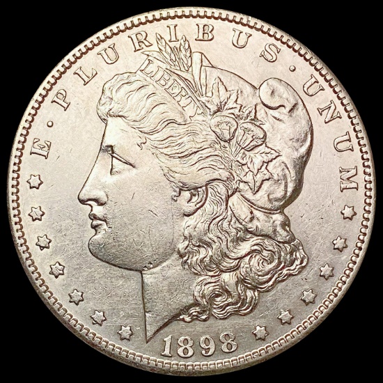 1898-S Morgan Silver Dollar CHOICE AU