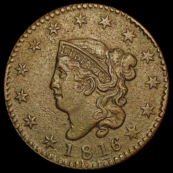 1816 Coronet Head Cent NEARLY UNCIRCULATED