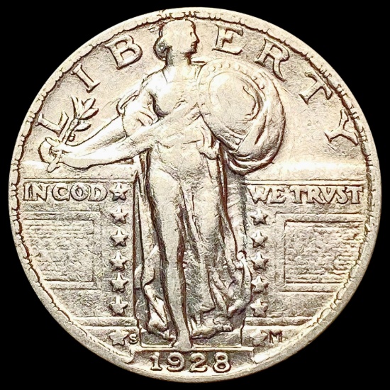 1928-S Standing Liberty Quarter NEARLY UNCIRCULATE