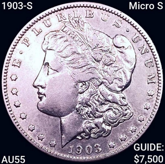 1903-S Micro S Morgan Silver Dollar HIGH GRADE
