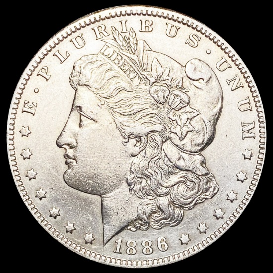 1886 Morgan Silver Dollar CLOSELY UNCIRCULATED