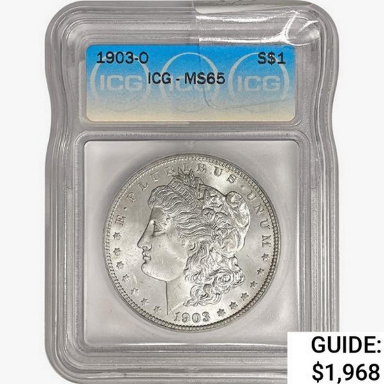 1903-O Morgan Silver Dollar ICG MS65