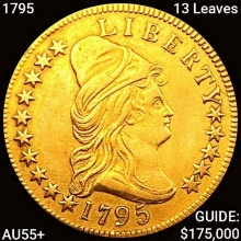 1795 13 Leaves $10 Gold Eagle HIGH GRADE+