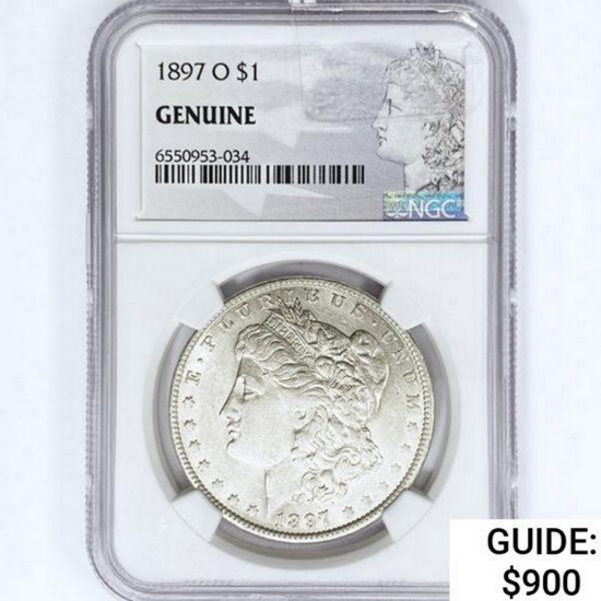 1897-O Morgan Silver Dollar NGC