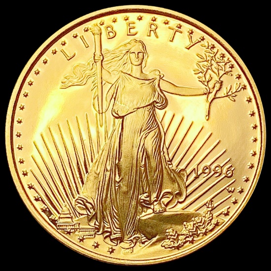 1996 $10 American Gold Eagle 1/4oz GEM PROOF