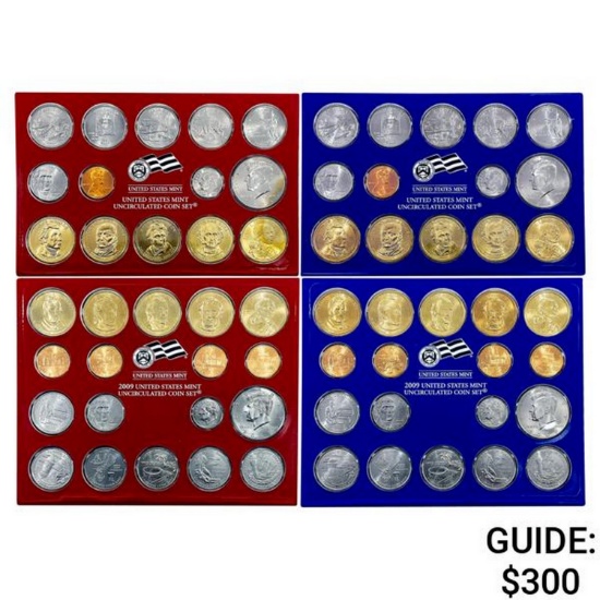 2008-2009 P&D Uncirculated Sets (56 Coins)
