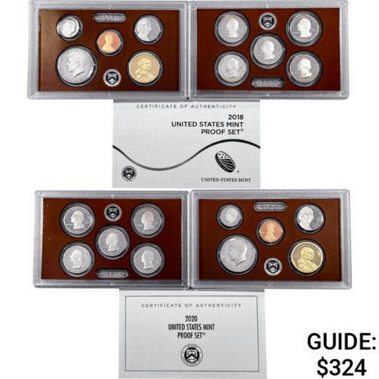 2018-2020 Proof Sets (20 Coins)