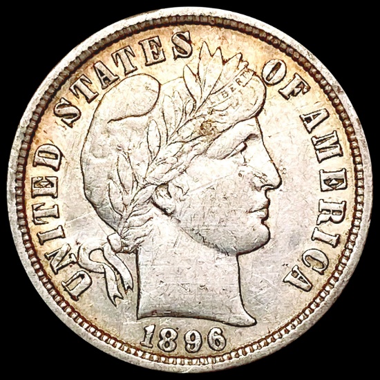 1896-O Barber Dime CLOSELY UNCIRCULATED