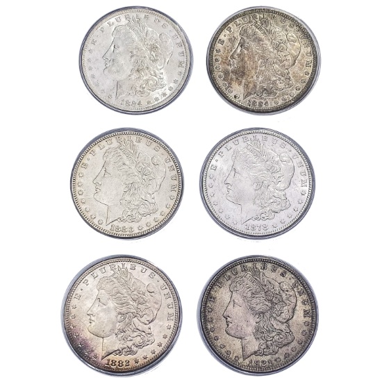 1878-1921 Better Date Morgan Silver Dollars Incl.