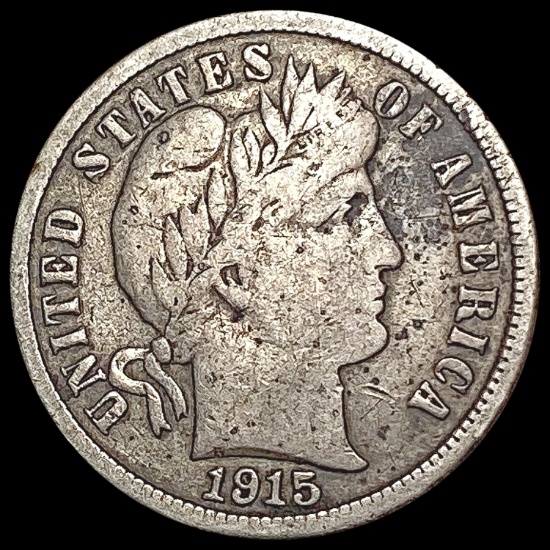 1915-S Barber Dime NICELY CIRCULATED