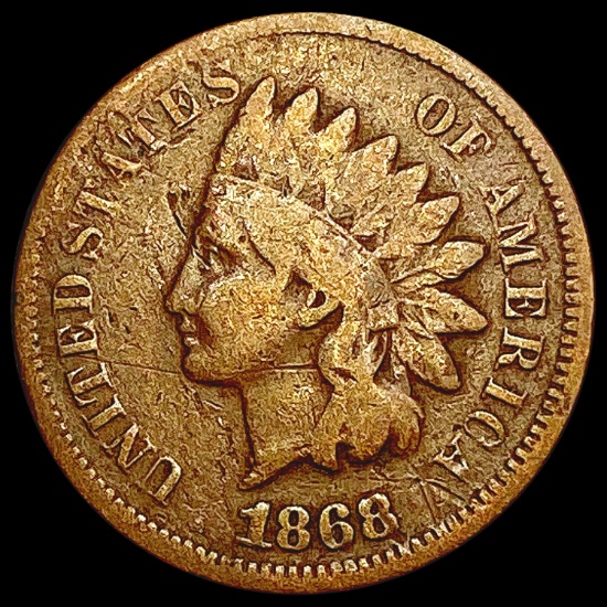 1868 Indian Head Cent NICELY CIRCULATED