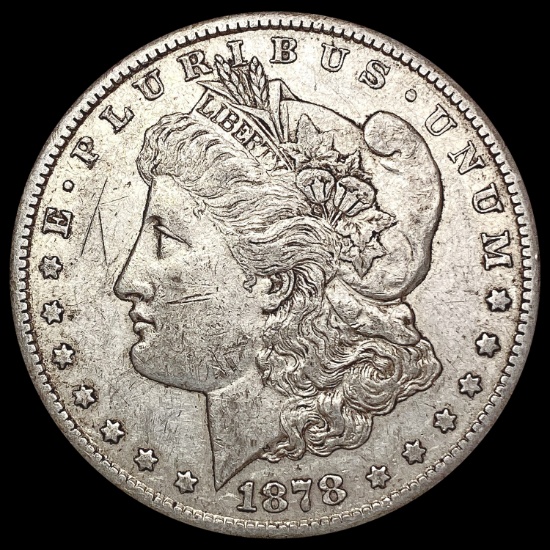 1878-CC Morgan Silver Dollar NEARLY UNCIRCULATED