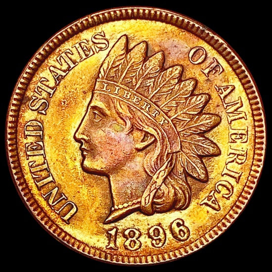 1896 RED Indian Head Cent CHOICE BU