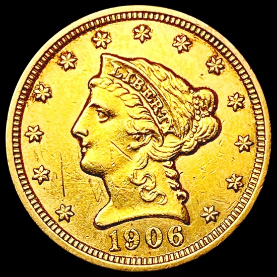 1906 $3 Gold Piece UNCIRCULATED