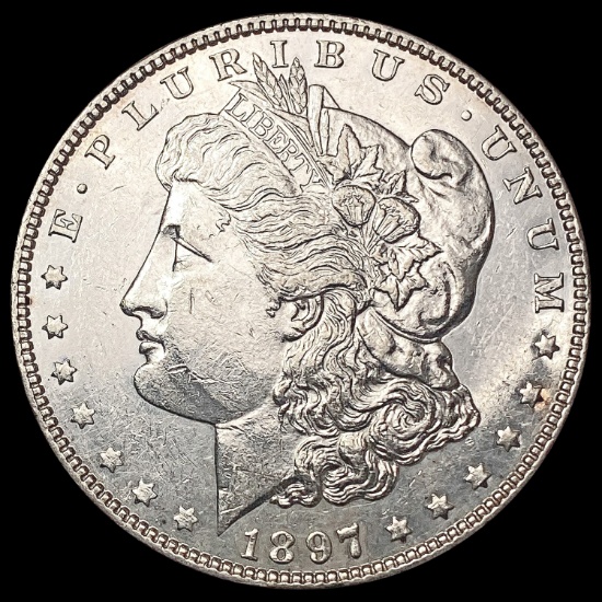 1897 Morgan Silver Dollar CLOSELY UNCIRCULATED
