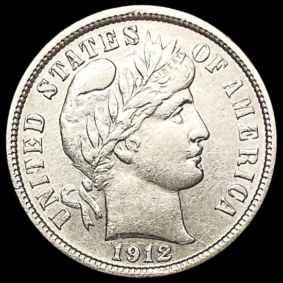 1912-S Barber Dime NEARLY UNCIRCULATED