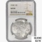 1934-D Silver Peace Dollar NGC AU58