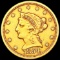 1854 $3 Gold Piece LIGHTLY CIRCULATED