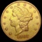 1882-S $20 Gold Double Eagle CHOICE AU