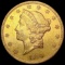 1880-S $20 Gold Double Eagle CHOICE AU