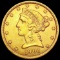 1901 $5 Gold Half Eagle UNCIRCULATED
