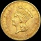 1857 Rare Gold Dollar NEARLY UNCIRCULATED