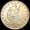 1854 Arws Seated Liberty Half Dollar NEARLY UNCIRC