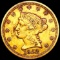 1852 $3 Gold Piece NEARLY UNCIRCULATED