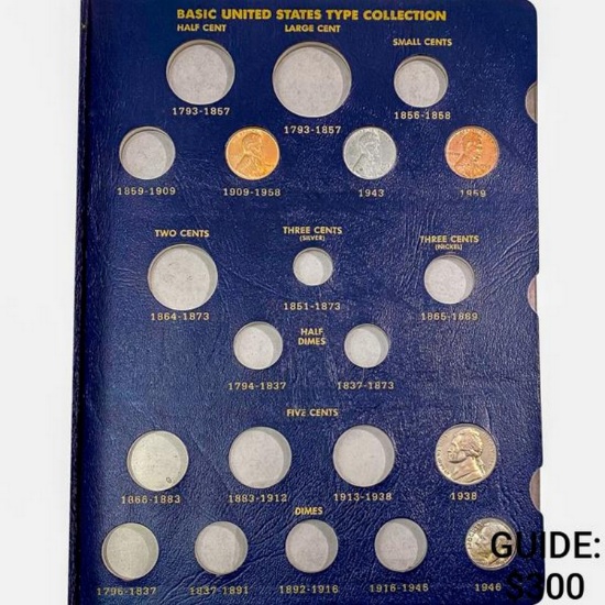 1940-1980 Partial Type Set (15 Coins)