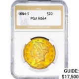 1884-S $20 Gold Double Eagle CHOICE BU