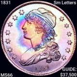 1831 Sm Letters Capped Bust Quarter