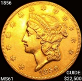 1856 $20 Gold Double Eagle