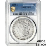 1893-S Morgan Silver Dollar PCGS VF30