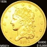 1836 $5 Gold Half Eagle