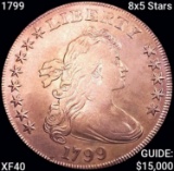 1799 8x5 Stars Draped Bust Dollar