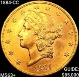 1884-CC $20 Gold Double Eagle