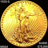1925-S $20 Gold Double Eagle