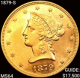 1879-S $10 Gold Eagle CHOICE BU