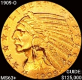 1909-O $5 Gold Half Eagle