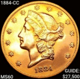 1884-CC $20 Gold Double Eagle