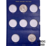 1922-1925 Peace $1 in Album (3 Coins)